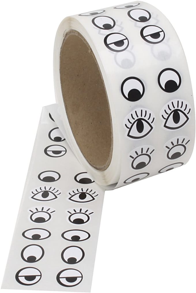 Creativ Company Stickers op Rol Ogen 2000 stuks