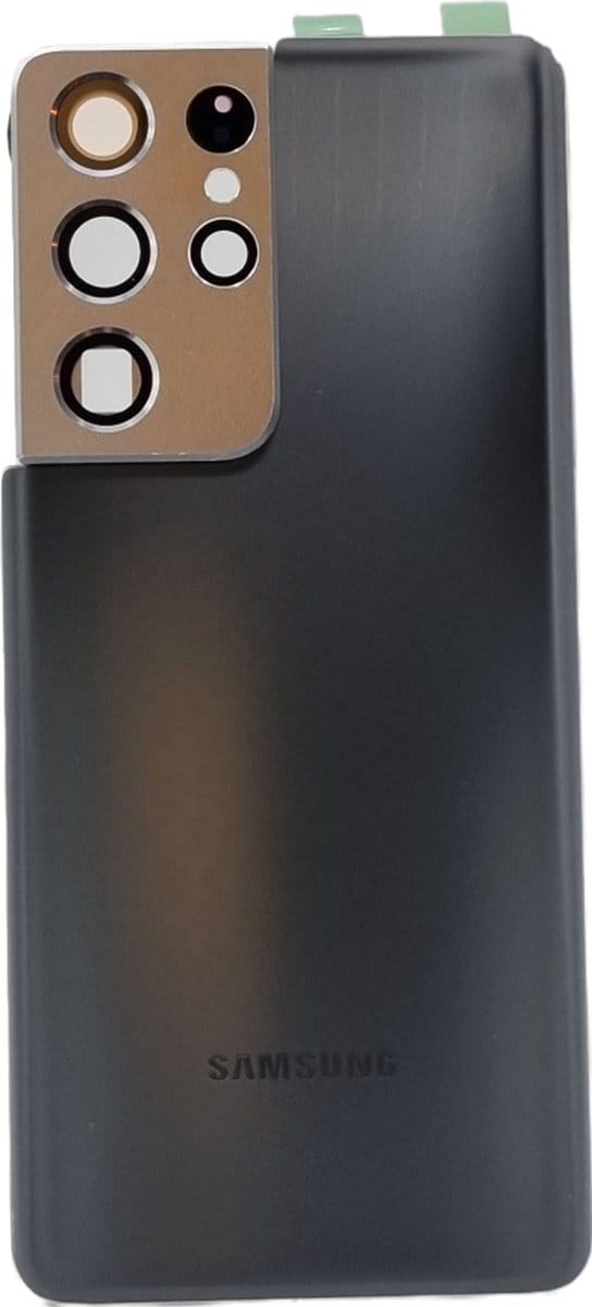 Achterkant Geschikt voor Samsung Galaxy S21 Ultra – Premium – Donkergrijs