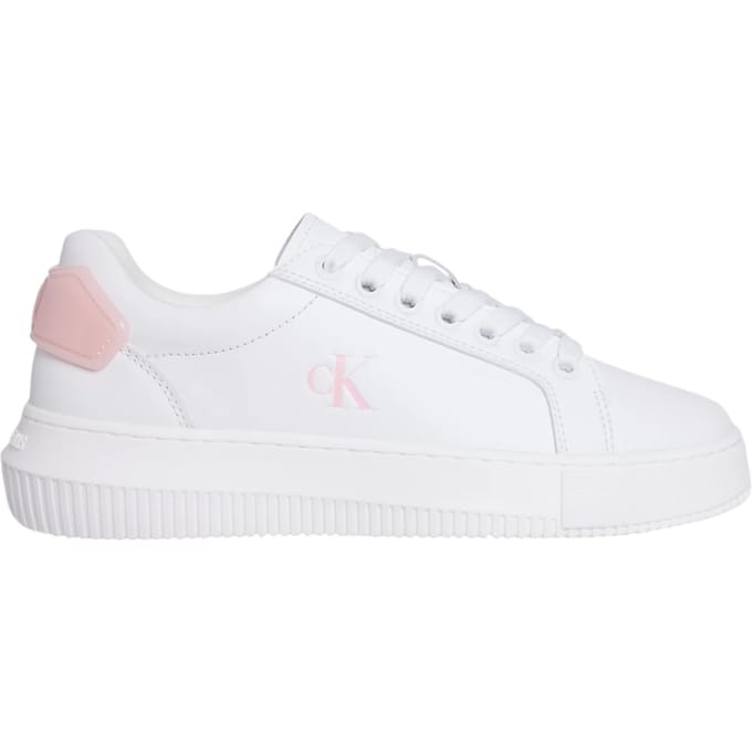 Calvin Klein Witte Polyurethaan Dames Sneakers