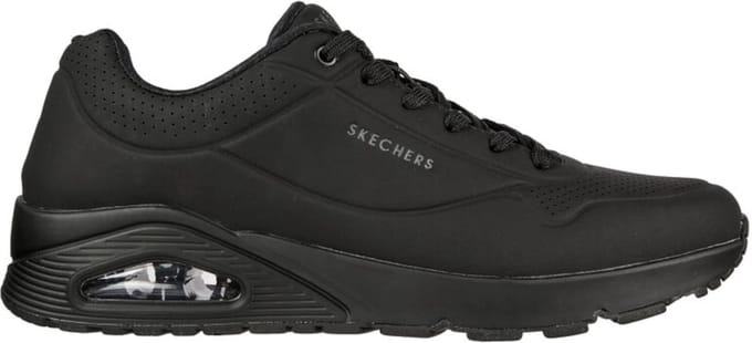 Skechers Uno - Stand On Air - Heren Sneakers - Zwart
