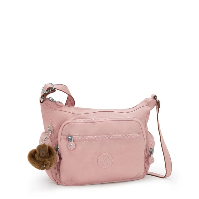 kipling schoudertas Basic Eyes Wide Open Gabbie S Small Crossbody S Memory Pink oud roze