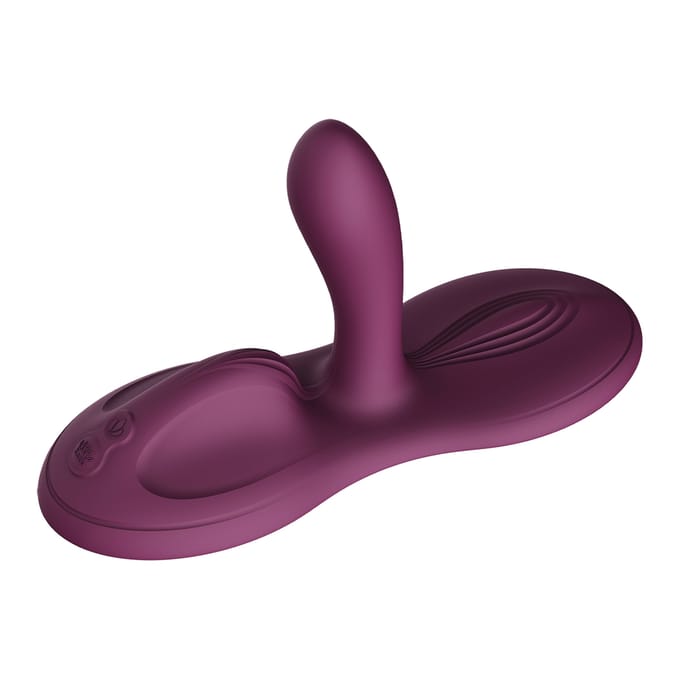 Zalo - Flora - Vibrator-kussen - Hands-free Vibrator - Met Warmtefunctie - Amethyst Paars