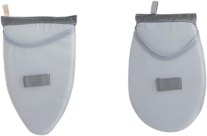 Strijkplank Mini - Stoomhandschoen Pad - Strijken Kleding - Hittebestendig Isolatie - 2 Stuks - Grijs