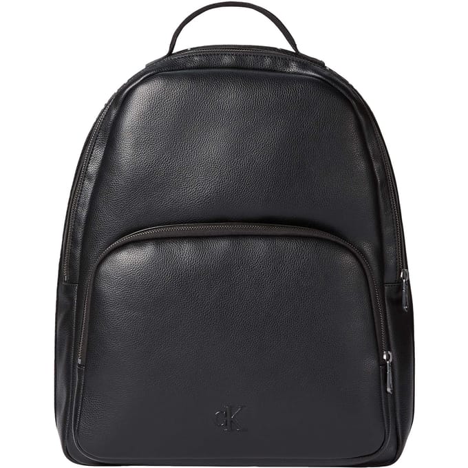 Calvin Klein Webbing Strap Round Backpack Black/white Webbing Taglia: OS | Zaini Outlet | Uomo | Nero