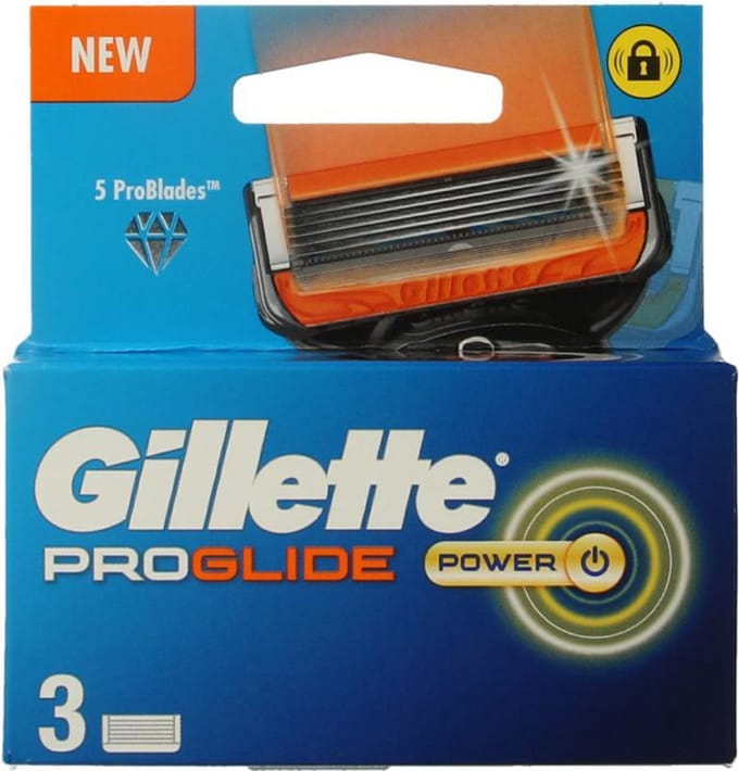 Gillette Fusion powerglide mesjes 3 Stuks