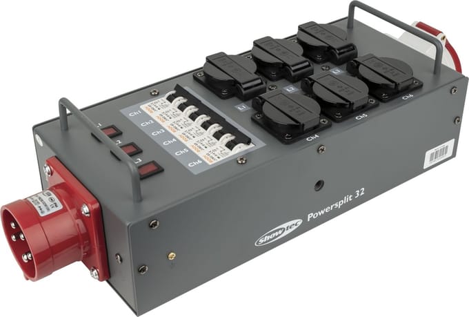 Showtec Split-Power 32 CEE 32 Split mit Sicherungen - Stroomverdelers