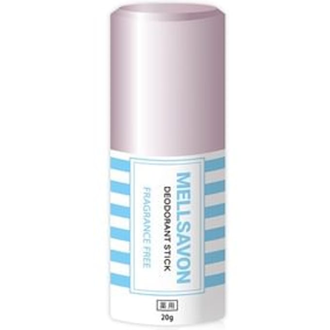 Mellsavon - Medicated Deodorant Stick Fragrance Free - 20g