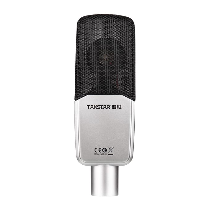 TAKSTAR SM-18 EL Professionele opnamemicrofoon Cardioïde condensator XLR-microfoonset met verstelbare