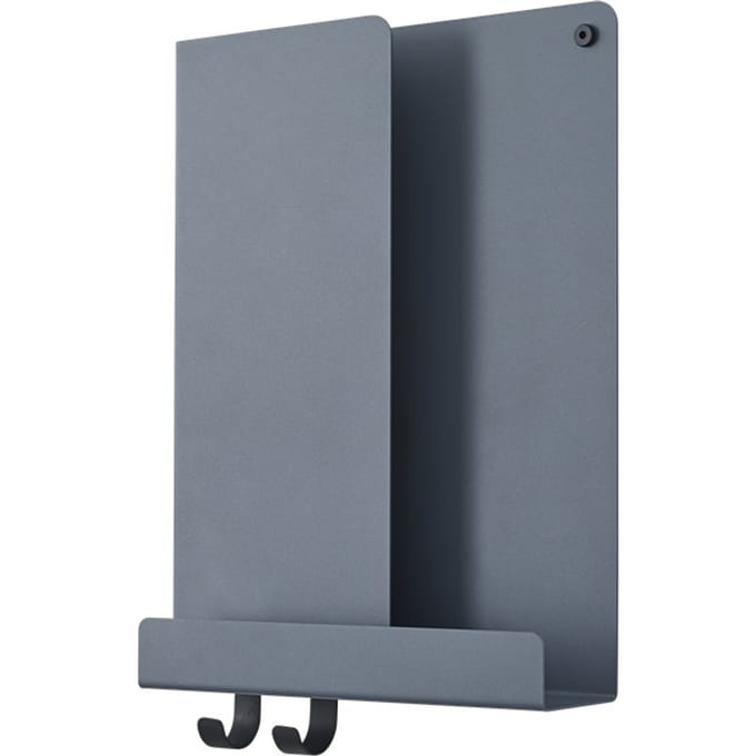 Muuto Folded rek - blauw-grijs - 29,5 x 40 cm