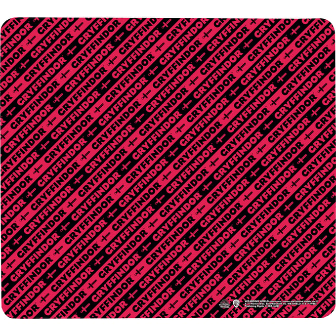 Harry Potter Gryffindor Pattern Gaming Mouse Mat - Small
