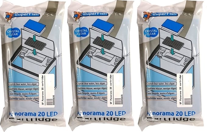 Superfish - Panorama 20 - Filtercartridge - 3 stuks - voordeelverpakking