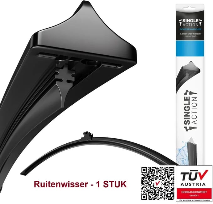 SingleAction Ruitenwisserblad | 1 Stuk met Lengte 45 cm