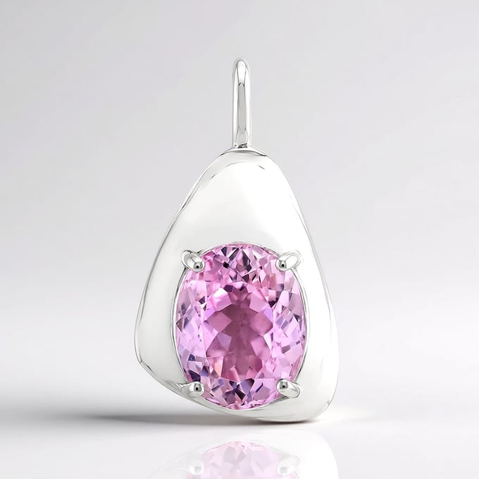 Afghaanse Kunziet Sterling Zilver Hanger