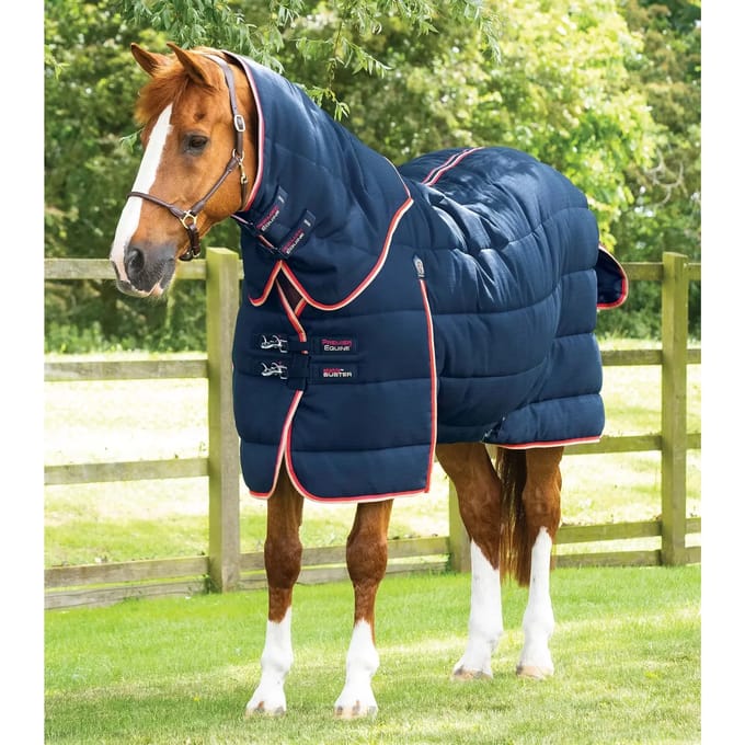 Paardendeken met halsbedekking Premier Equine Stable Buster 200g