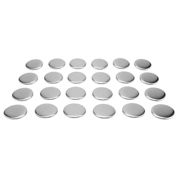 1000 stuks 58mm Doe-het-zelf Lege Speld Badge Knop Onderdelen Verbruiksartikelen voor Professionele Knopmaker wit