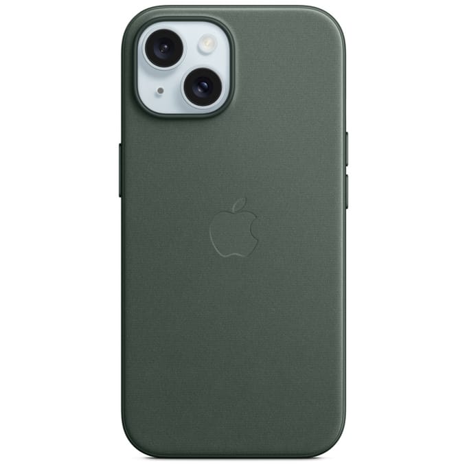 Apple FineWoven Case with MagSafe geschikt voor iPhone 15 - Evergreen