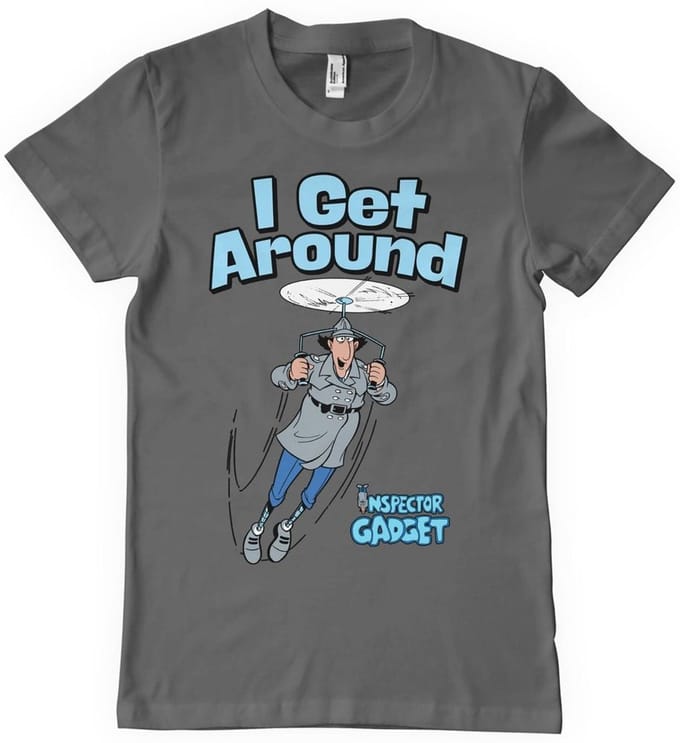 Inspector Gadget T-shirt I Get Around T-shirt CPLG-1-IG001-H60-4