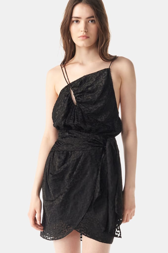 IRO Paris Lerwy Top Black Größe: L | Minikleider Outlet | Damen | Schwarz