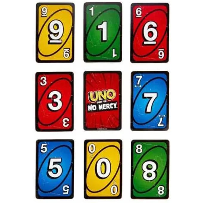 Mattel UNO No Mercy Bord- & kaartspellen Bordspellen Gezelschapspellen Gezelschapsspellen