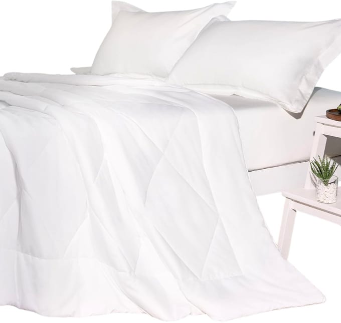 HEZIVO® Zomerdekbed 240x220 - Microvezel - Wit