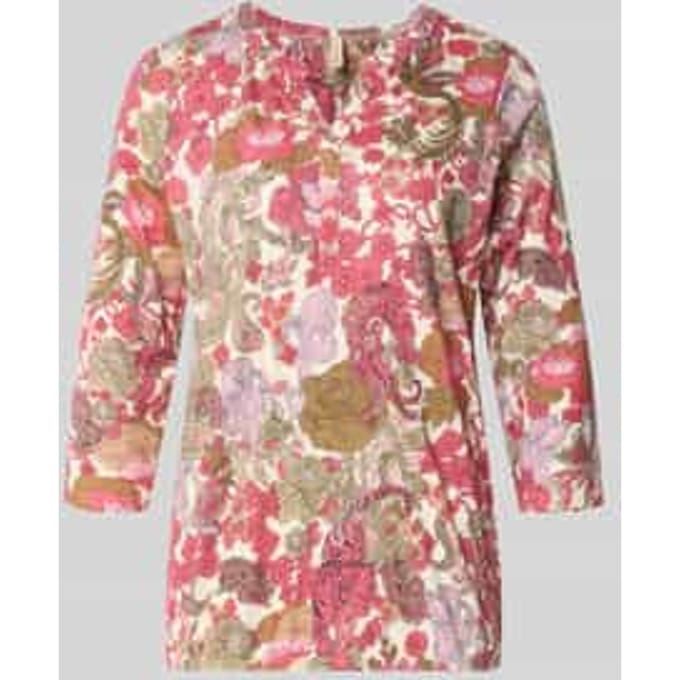 regular fit blouse van viscosemix model 'Felicity'