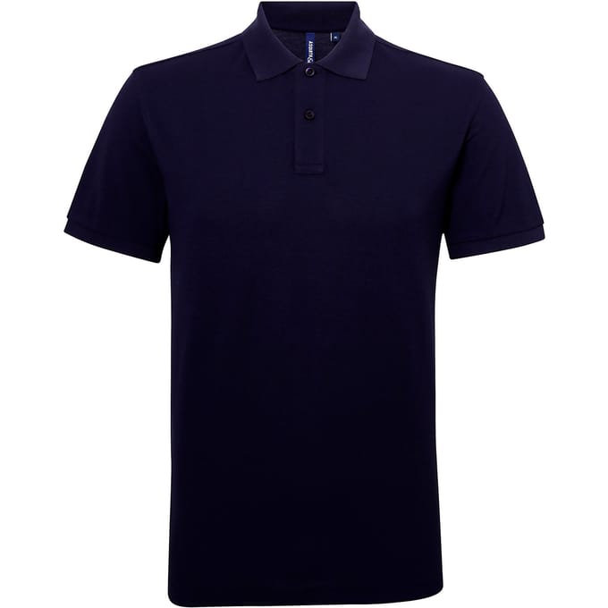 Asquith & Fox Heren Poloshirt met korte mouwen Prestatiemengsel (Marine)