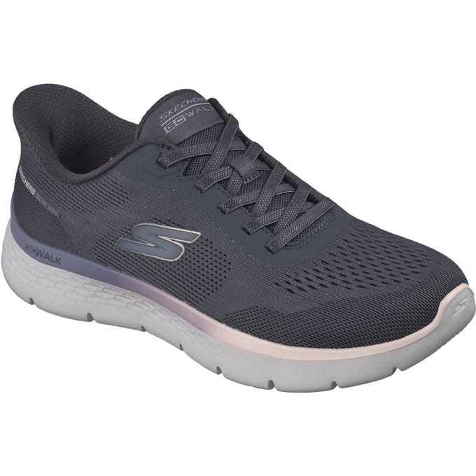 Skechers GO WALK Flex Azriel Textiel Dames Charcoal Textiel/Trim Sneakers