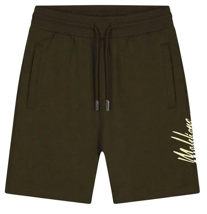 Malelions Men Split Shorts | Vintage Green