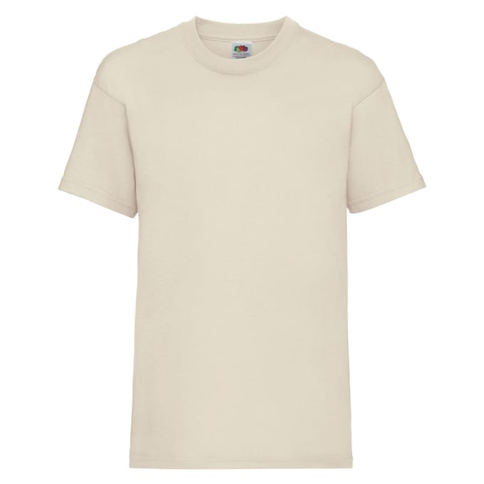 Fruit of the Loom Waarde T-shirt voor kinderen (Natuurlijk)