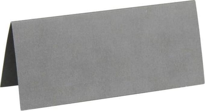 SANTEX - 10 zilverkleurige plaatsbordjes