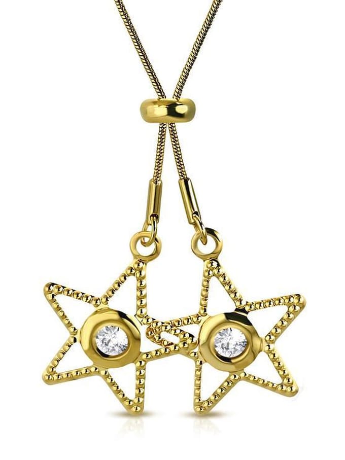 Amanto Ketting Cayden G - 316L Staal - Ster - Ø25mm - 80cm