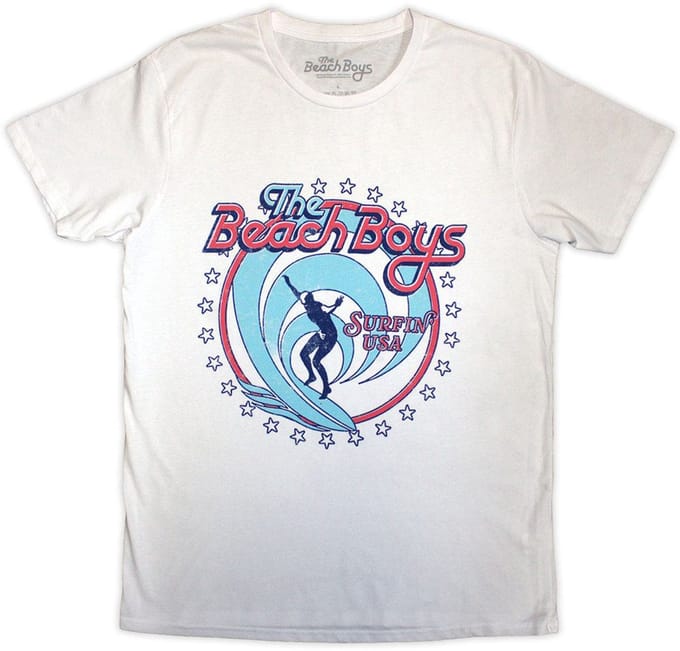 The Beach Boys - Surfin' USA Circle Heren T-shirt - M - Wit