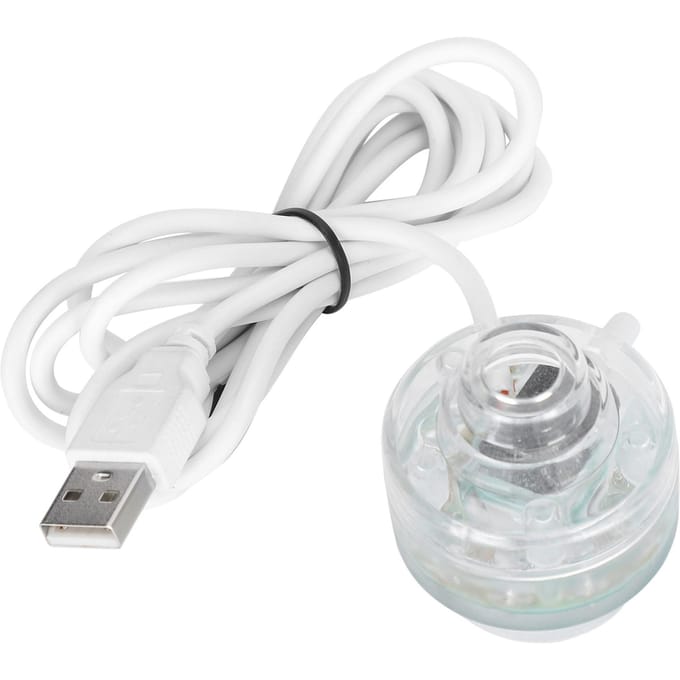 Plastic LED Viskommen Aquarium Kleurrijk Verloop Spotlicht Waterdicht Dompelbaar white