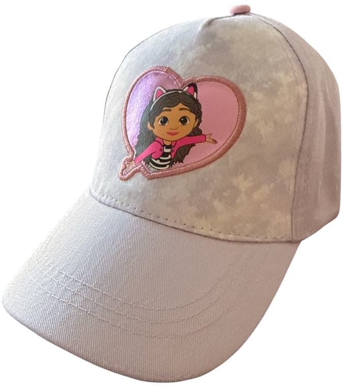 Gabby’s Dollhouse Kinderpet – Roze met Hart Patch – Verstelbare Cap – 52-54 cm