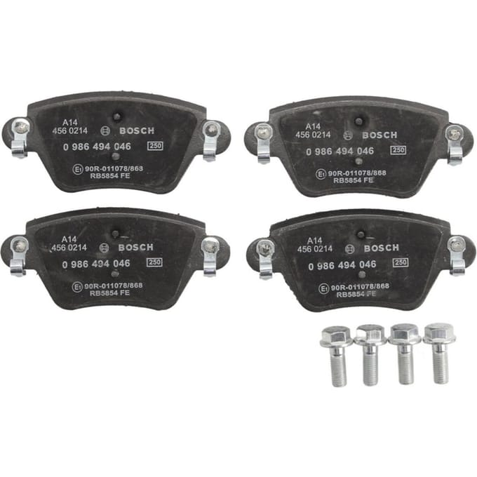 Remblokset BOSCH 0 986 494 046, achter