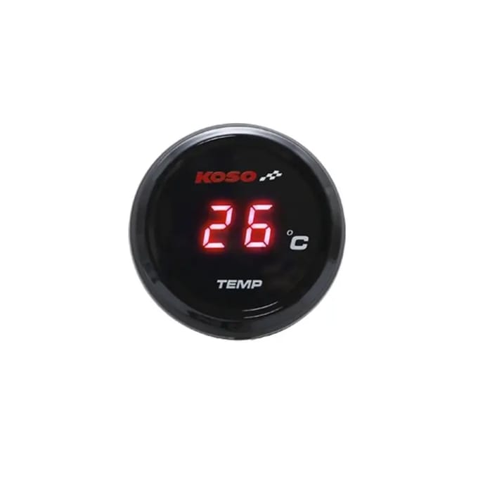 Temperatuurmeter Koso i-Gear 0-120 graden blauw