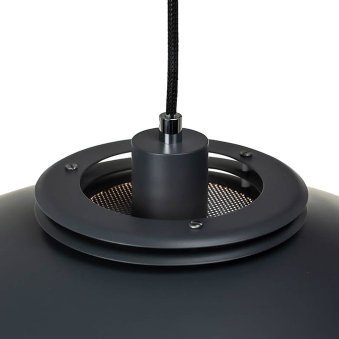 Dyberg Larsen Ejka - Hanglamp - Staal 38 x 20 cm Donkergrijs