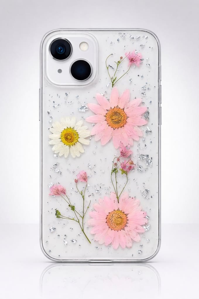 Iphone telefoonhoesje met bloemetjes voor iPhone 13