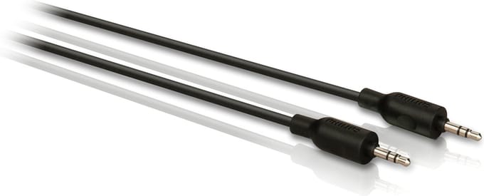 Philips SWA2532W/10 - Stereo Dubbing-kabel - 0.75 meter / Zwart