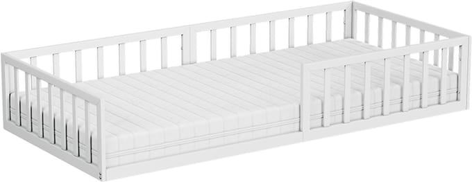 Vitalispa Minno Kinderbed – 90x200 met matras Wit