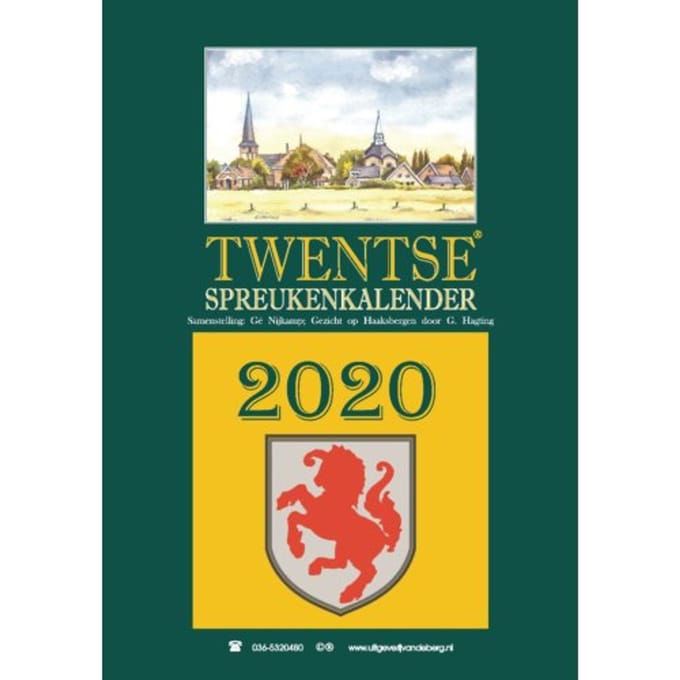Twentse Spreukenkalender 2020 - Gé Nijkamp