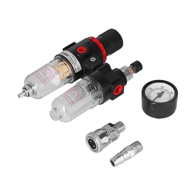 AFC2000 Luchtbronprocessor Automatische Afvoer Olie-Water Scheiding Luchtfilter Drukregeling