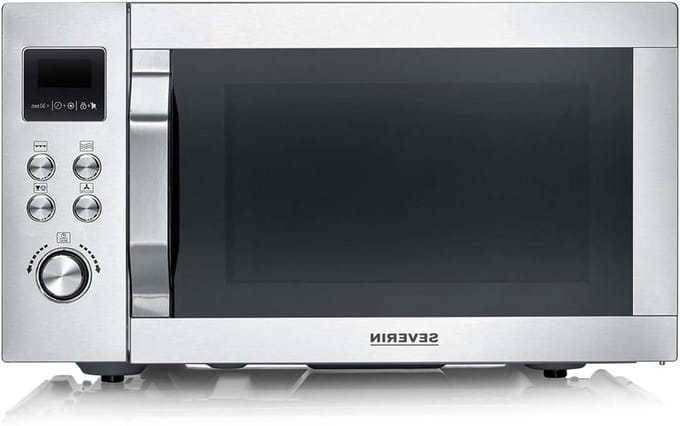 Multifunctionele Oven - Airfryer Magnetron - Gerechten Bereiden - 4-in-1 Functionaliteit - 25 Liter - Zilver