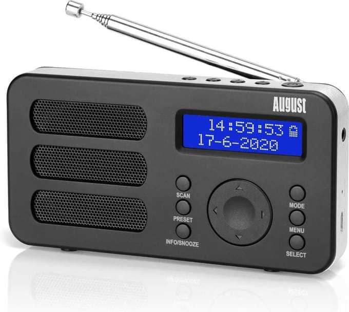 Radio , 100% nieuw -Lichtgewicht / douche-radio - DRAAGBAAR EN COMPACT