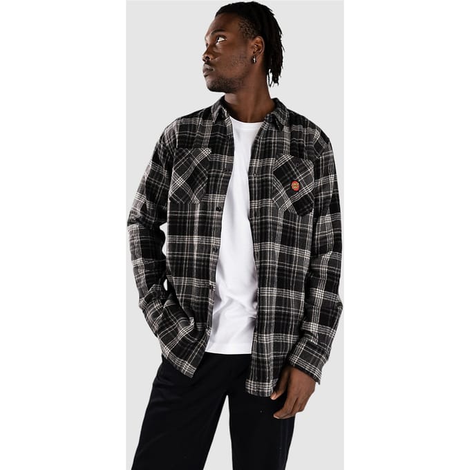 Santa Cruz Apex Shirt zwart