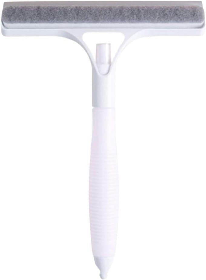 Multifunctionele Rakel - Glasreiniger - Streeploos Reinigen - Met Geïntegreerde Sprayer - 23 cm - Grijs