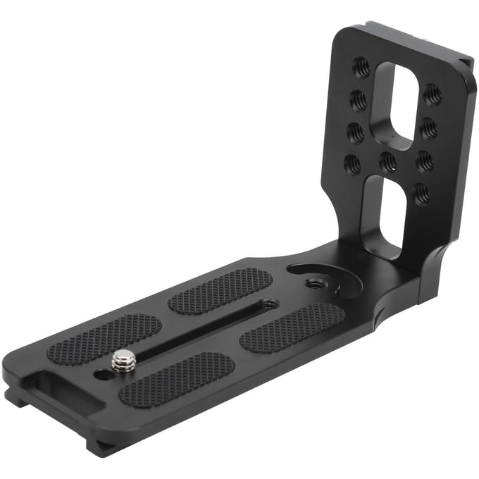 L13050 Aluminiumlegering Camera L-vormige Beugel Verticale Opname Snelontgrendelingsplaat black