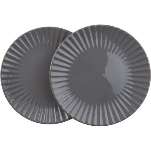 LIVARNO HOME Servies 2-delig (Borden, Grijs)