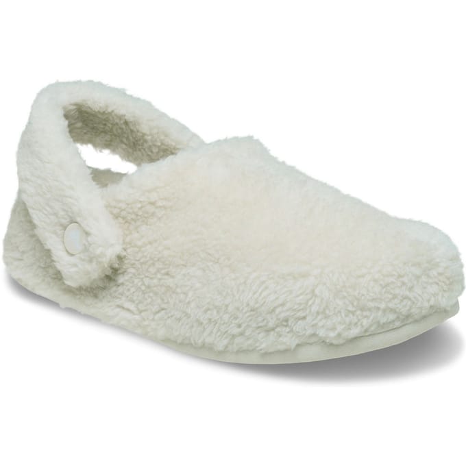 Crocs Classic Cozzzy Polyester Dames Slippers in Stucco