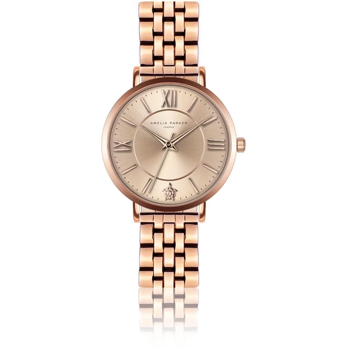 Dameshorloge Amelia Parker Petite Rose Link